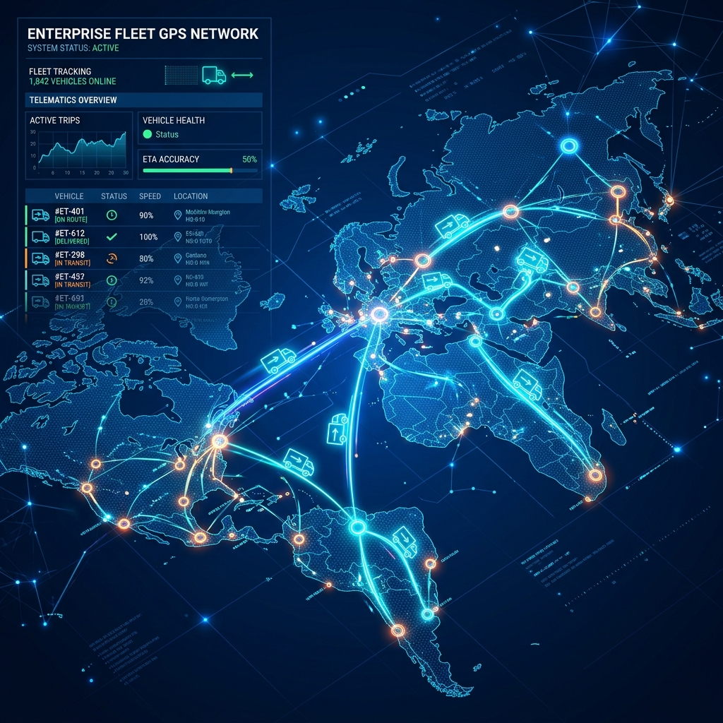 GPS Corporate Network illustration
